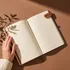 Hard Cover Leather Notebook with Magnetic Lock
