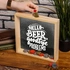Hello Beer Goodbye Problems Beer Cap Collection Display Box