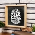 Hello Beer Goodbye Problems Beer Cap Collection Display Box