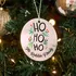 HO HO HO! Personalized Family Christmas Ornament