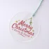 Personalised Acrylic Christmas Ornament for Couples