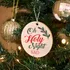 Personalised Holy Night Christmas Tree Ornament