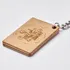 Home Is Where Love Is Engraved Wooden Keychain