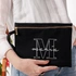 Personalised Canvas Makeup Bag with Name and Initial Design