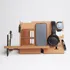 Initial Monogram Designed Wooden Desk Organizer