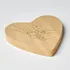 Interlocking Hands Wooden Heart Decor for Romantic Occasions
