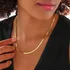 Italian Snake Chain Gold Plated Necklace