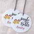 Jingle Bells Personalized Name Christmas Ornament