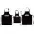 Joyful Mom, Dad, and Kid Family Kitchen Apron Set