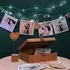 LED Illuminated Wooden Photo Gift Box for Couples