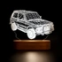 LED Lamp with Jeep Design for Off-Road Enthusiasts
