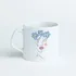 Line Art Floral Woman Design Porcelain Coffee Mug