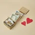 Love Design Covered Photo Storage Box with Photo Prints as Gift for Her