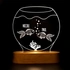 Lover Fish Personalized LED Night Lamp with Names