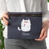 Makeup Cat Canvas Makeup Bag