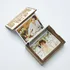 Merry Christmas Designed Wooden Accordion Photo Box