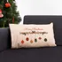 Merry Christmas Message Lumbar Pillow