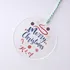 Personalised Acrylic Christmas Ornament with Initials