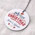 Merry Christmas Personalised MDF Tree Ornament
