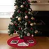 Personalised Christmas Tree Skirt with Custom Message