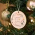 Merry Christmas Personalized MDF Tree Ornament
