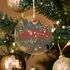 Merry Christmas! Personalized Transparent Ornament with Names