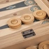 Minimal Design Hand Made Modern Backgammon Set with Personalized Name