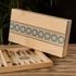 Handcrafted Wooden Backgammon Set with Ethnic Design