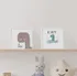 Minimal Dinosaur Design Frame for Baby Room