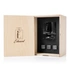 Personalised Whiskey Glass Set with Engraved Wooden Box