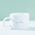 Minimal Name Printed Coffee Cup