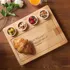 Mom Themed Personalized Wooden Service Plate with 4 pcs Mini Bowls