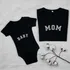 Mommy and Baby Matching T-Shirt and Onesie Set for Mother's Day