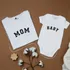 Mommy and Baby Matching T-Shirt and Onesie Set for Mother's Day