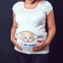 Funny Peekaboo Baby Maternity Announcement T-Shirt
