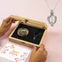 Mother's Day Necklace with Message - Real Pearl Necklace Wooden Gift Box