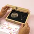 Mother's Day Necklace with Message - Real Pearl Necklace Wooden Gift Box