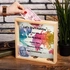 Motivational Travel Fund Personalized Wooden Piggy Bank Box