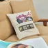 Movie Night Photo Printed Snack-Pocketed Throw Pillow