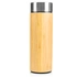 Name and Initial Printed Bamboo Thermos Flask with Tea Strainer