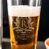 Name and Letter Engraved Beer Glass