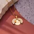 Personalised Daisy Pop-Up Necklace in Gold Plating