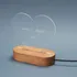 Name Personalized Minimal Heart Shaped Led Lamp