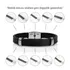 Personalised Leather Bracelet for Men with Name Engraving