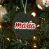 Name Written Pine Tree Ornament