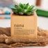 Nana Definition Succulent Planter Gift