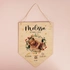 New Born Baby Decorative Door Sign - Wooden Door Decor with Photo