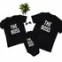 New Parents' Special The Boss Print 3-Piece Family T-Shirt Combo