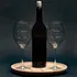 Personalised New Year's Wine Glass Set for Couples