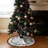 Festive Tree Skirt with New Year’s Quotes Design